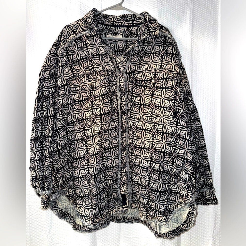 We the Free x FREE PEOPLE Emma Printed Buttondown Size XL